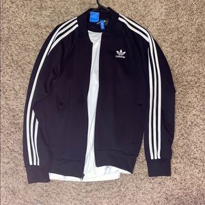 Adidas track suit top w t shirt